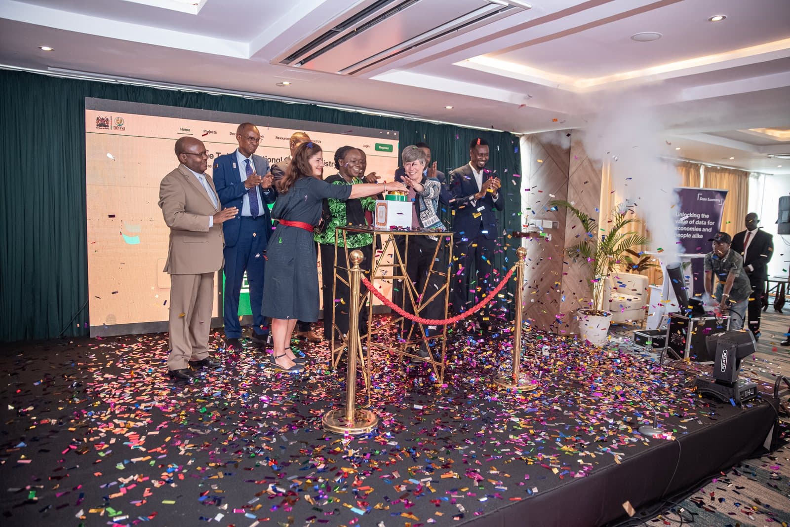 Launch moment with the room